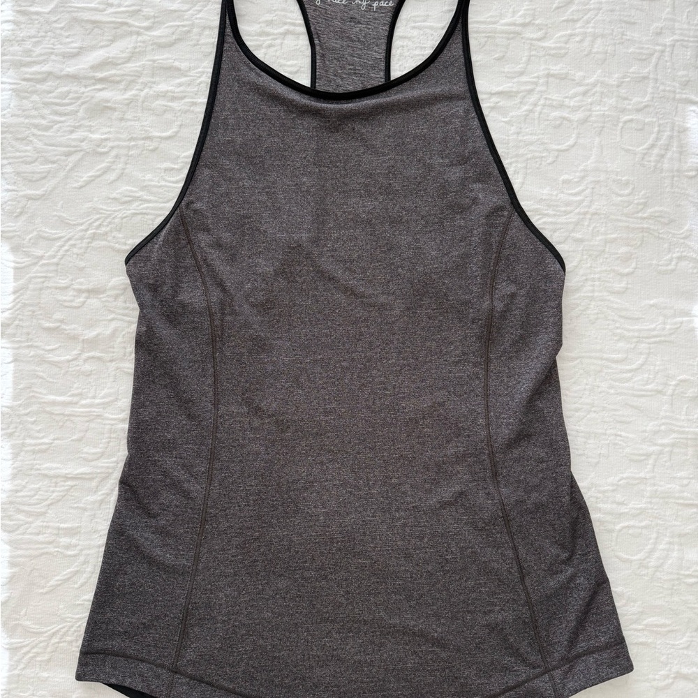Lululemon Time To Sweat Tank heathered gray